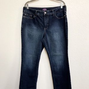 NYDJ Dark Blue Stretch Denim Jeans 16P